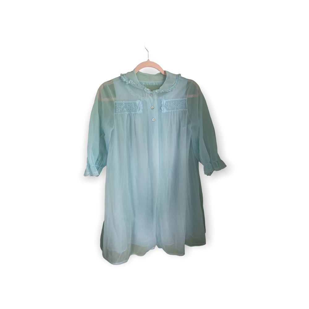Vintage Babydoll Peignoir 2pc Set
